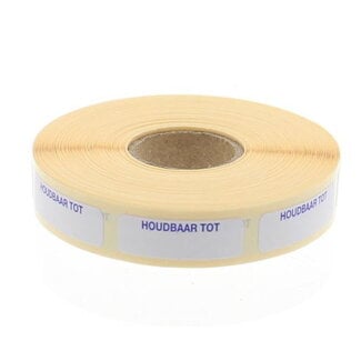 Blockland Strooketiket houdbaar tot 30 x 10mm 1000 Stuks