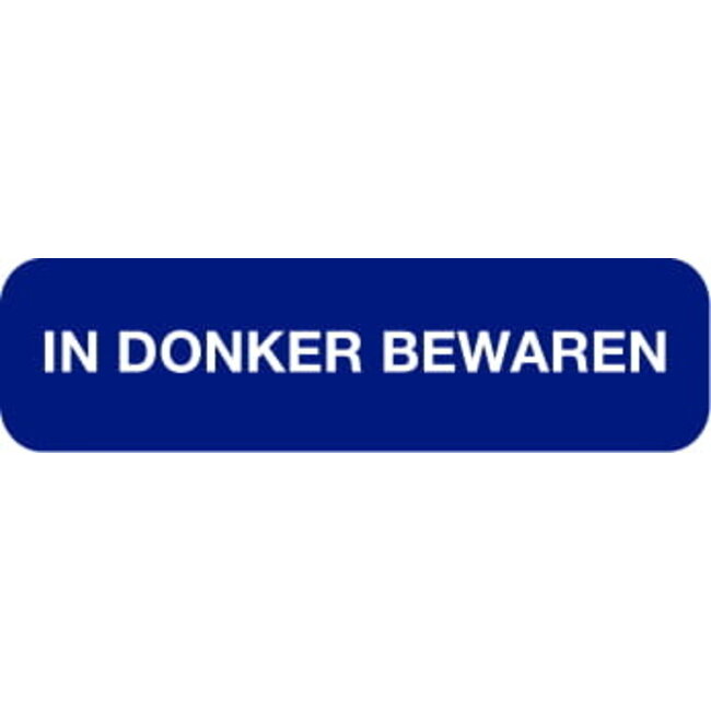 Strooketiket in donker bewaren 44 x 11mm 750 Stuks