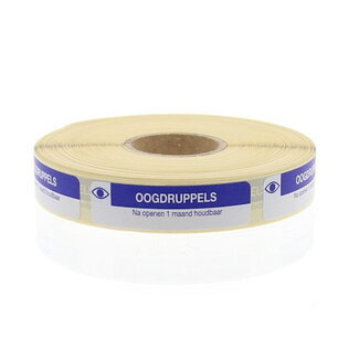 Blockland Strooketiket oogdruppel na openen 1 maanden 70 x 1 750 Stuks