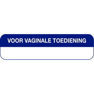 Blockland Strooketiket voor vaginale toediening 44x11mm 750 Stuks