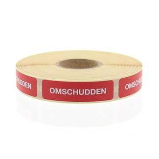 Blockland Blockland Strooketiket omschudden rood 44 x 11mm 750 Stuks