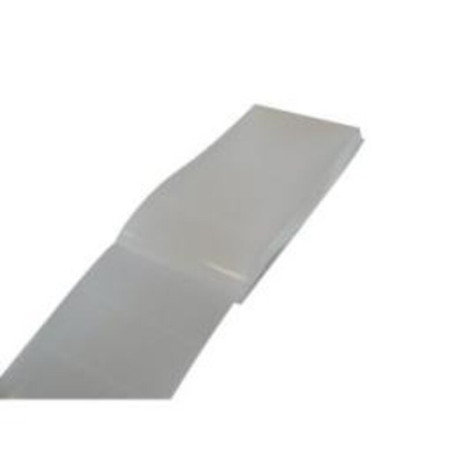 Vinyl etiket transparant zig zag 2000 Stuks