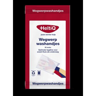 Heltiq Wegwerpwashand 15 x 23cm 50 Stuks