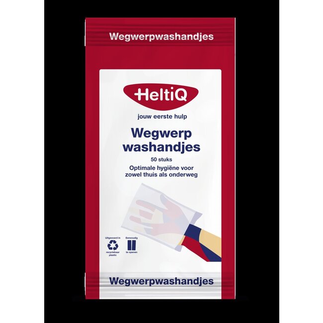 Wegwerpwashand 15 x 23cm 50 Stuks