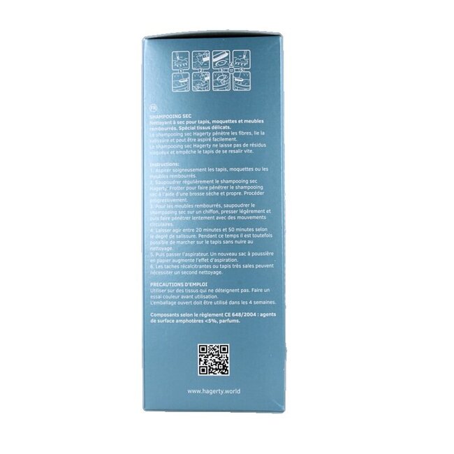 Hagerty Shampoing sec pour tapis 500 g