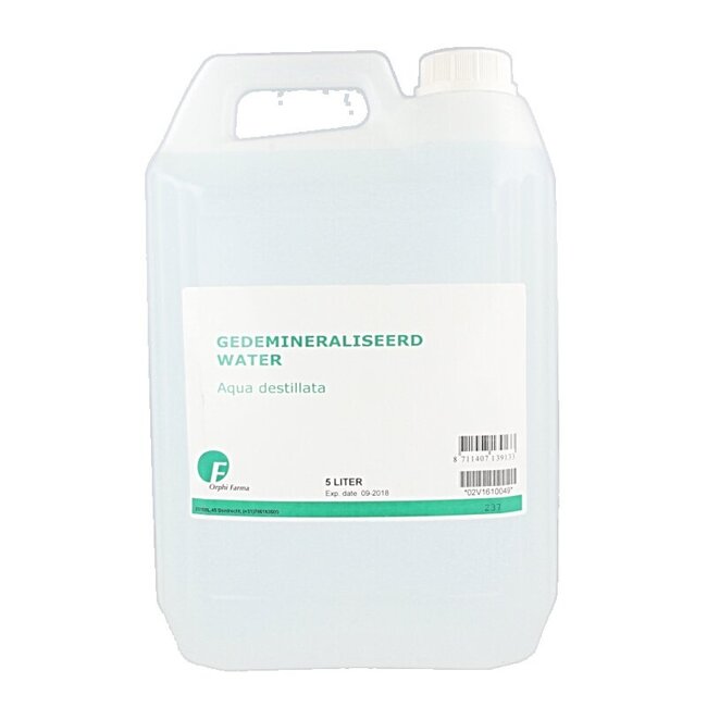 Gedemineraliseerd water 5 Liter
