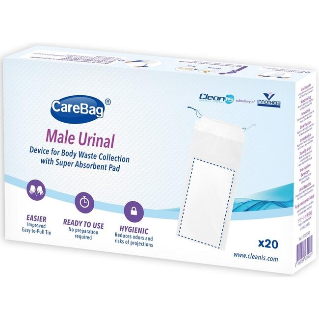CareBag Wegwerpurinaal man 20 Stuks