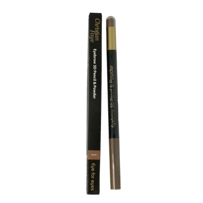 Christian Faye Crayon et Poudre à Sourcils 3D Taupe 1 g