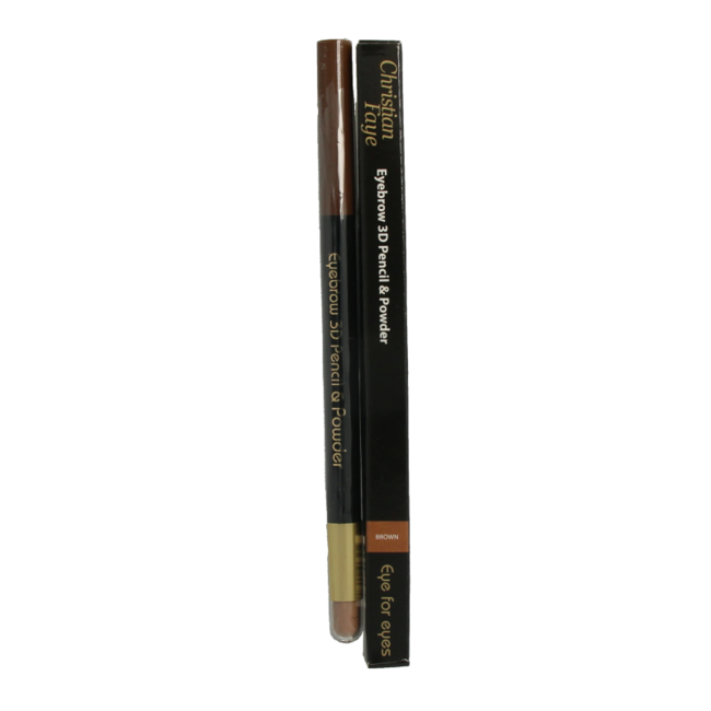 Christian Faye Eyebrow 3D pencil & powder brown 1 Gram