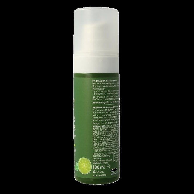 Brume corporelle Primavera Pure joy 100 ml