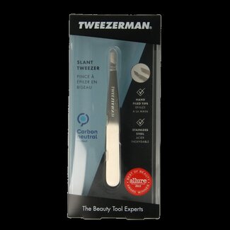 Tweezerman Tweezerman Pince à épiler Slant classique acier inoxydable 1 pièce