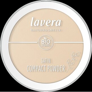 Lavera Satin compact powder medium 02 9.5 Gram