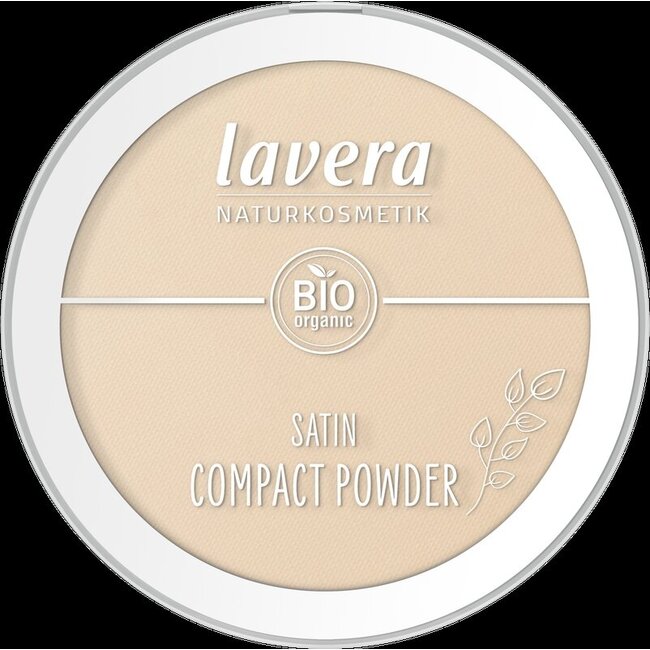 Satin compact powder medium 02 9.5 Gram