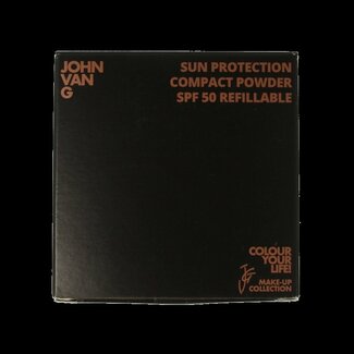 John van G John van G Poudre compacte protection solaire rechargeable 60 SPF50 1 pièce