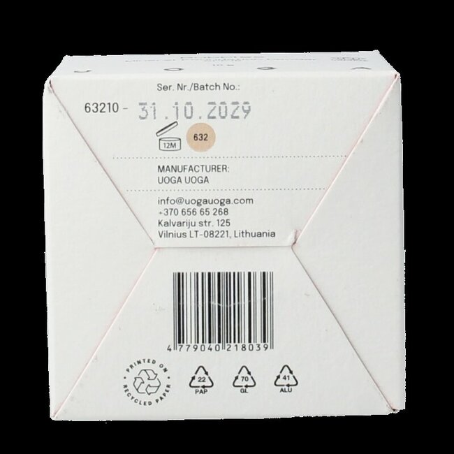 Uoga Uoga Fond de teint poudre 632 Bubbles SPF15 10 g