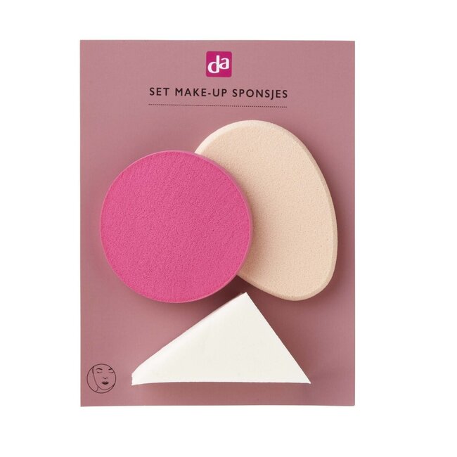 Beauty make up sponsjes mix 3 Stuks