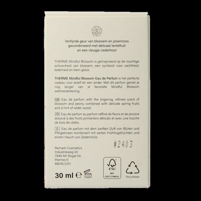 Therme Mindful Blossom Eau de Parfum 30 ml