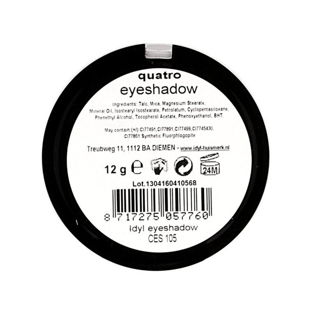 Idyl Ombre à paupières quatro CES 105 brun/gris/blanc 1 pièce