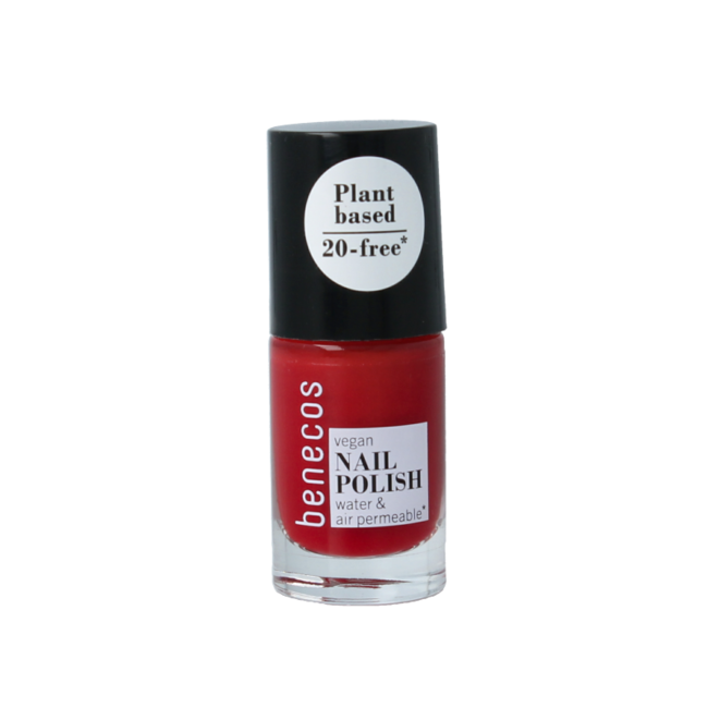 Vegan nail polish vintage red 20-free plantbased 5 Milliliter