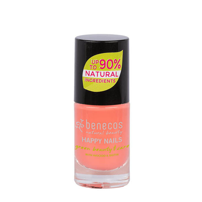 Vegan nail polish peach sorbet 20-free plantbased 5 Milliliter