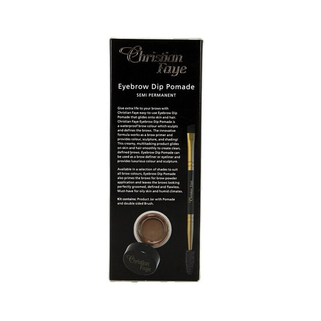 Christian Faye Eyebrow dip pomade dark brown 4.5 Gram