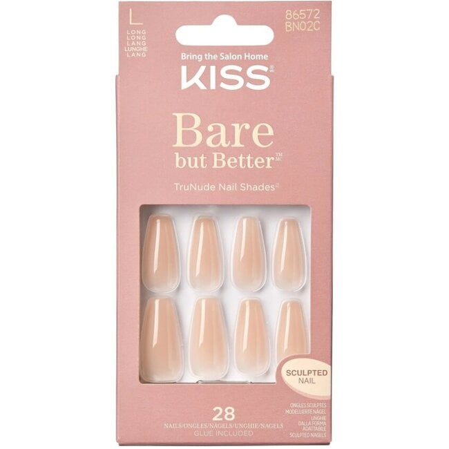 Bare but better nails nude drama 1 Set