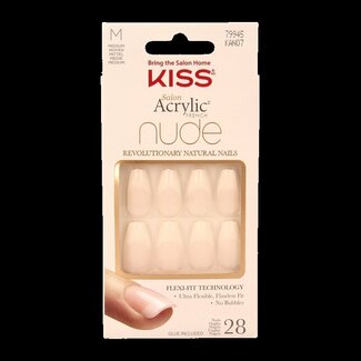 Kiss Kiss Faux ongles acryliques French Nude Leilani 1 kit
