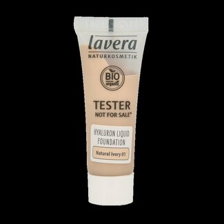 Lavera Lavera fond de teint liquide Hyaluron natural ivory 01 testeur 1 Testeur