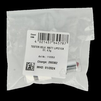 Lavera Lipstick  velvet matt  berry nude 01 tester 1 Tester