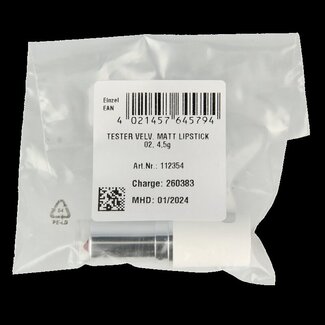 Lavera Lavera Lipstick velvet matt  auburn brown 02 tester 1 Tester