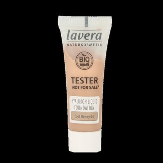 Lavera Fond de teint liquide Lavera Hyaluron cool honey 04 testeur 1 Testeur