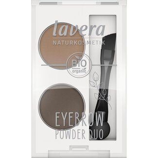 Lavera Eyebrow powder duo 1 Stuks