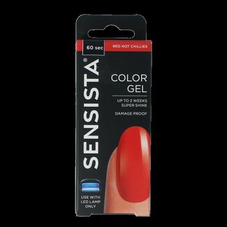 Sensista Sensista Color gel red hot chillies 7,5 ml