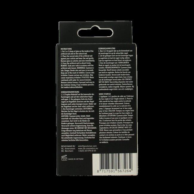 2B Nails french medium 24 Stuks