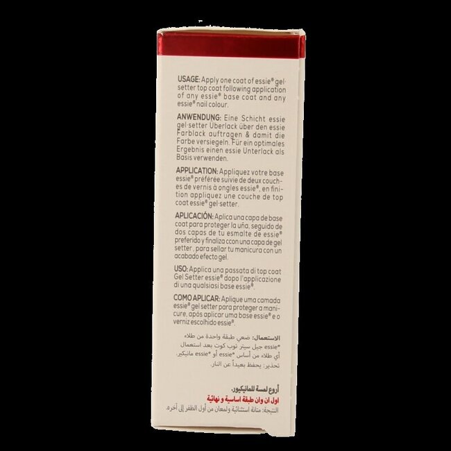 Essie Top coat gel setter 13,5 ml
