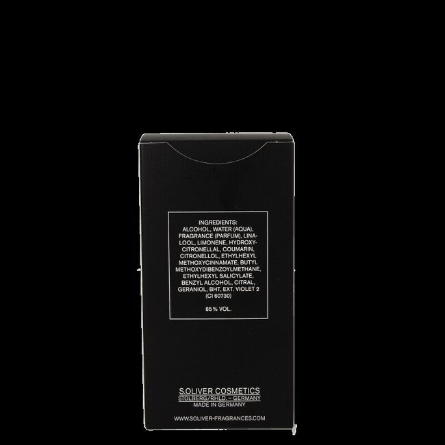 S Oliver For him black label eau de toilette 30 Milliliter