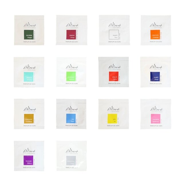 Sample parfum de soin bio 14 Stuks