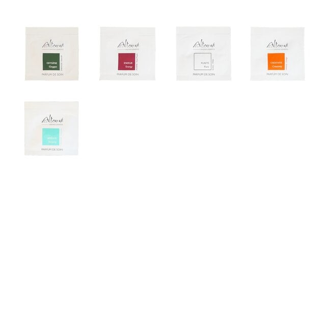 Sample parfum de soin bio 5 Stuks