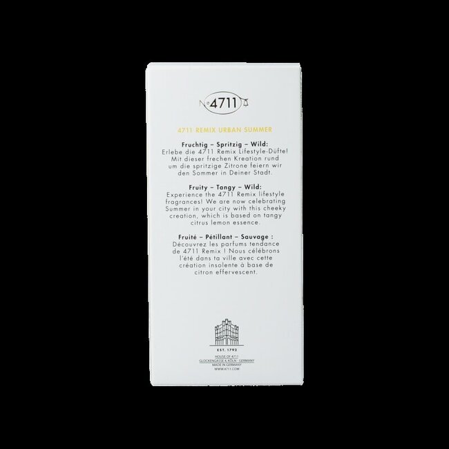 4711 Eau de cologne remix urban summer 100 Milliliter