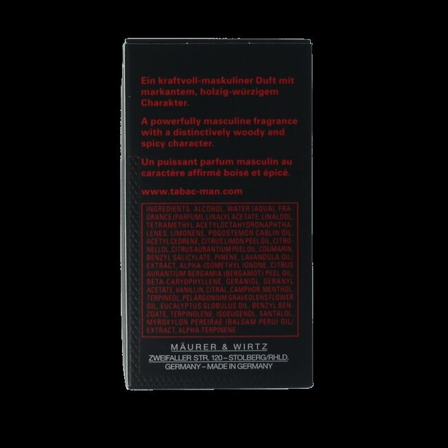 Tabac Man eau de toilette natural spray 50 Milliliter