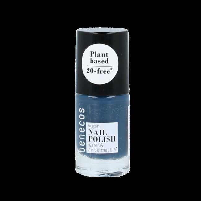 Vegan nail polish nordic blue 20-free plantbased 5 Milliliter