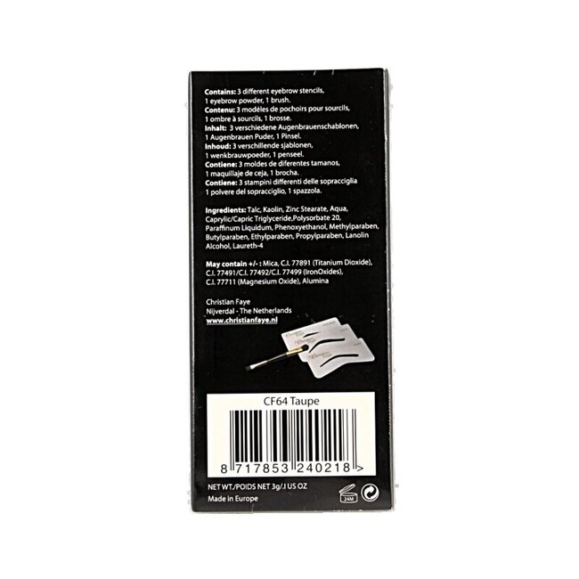 Christian Faye Sourcils taupe 3 Grammes