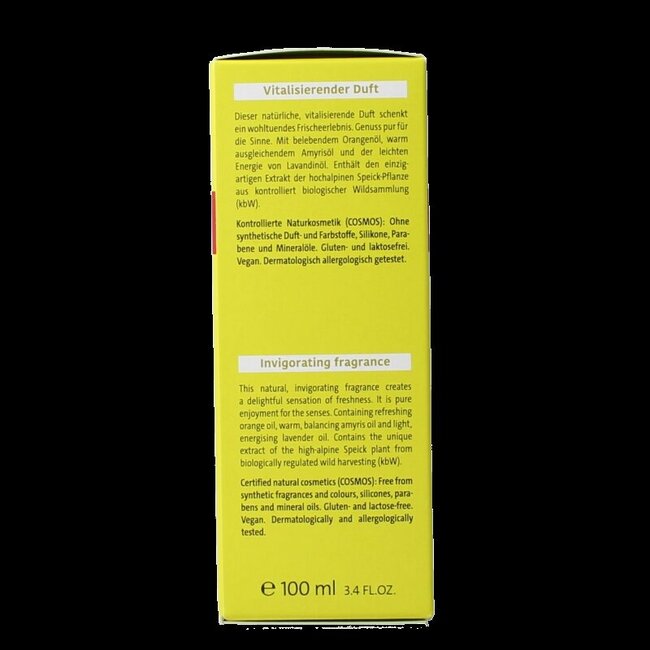 Eau de Cologne Speick Natural 100 ml