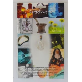 Steengoed Pendentif Steengoed pierre de santé quartz rutilé 1 pièce