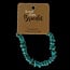 Steengoed Splitarmband chinese turkoois 1 Stuks