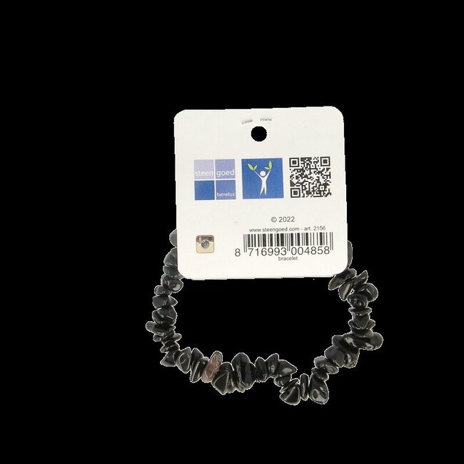 Bracelet en éclats d'onyx Steengoed 1 pièce