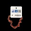Splitarmband jaspis rood 1 Stuks