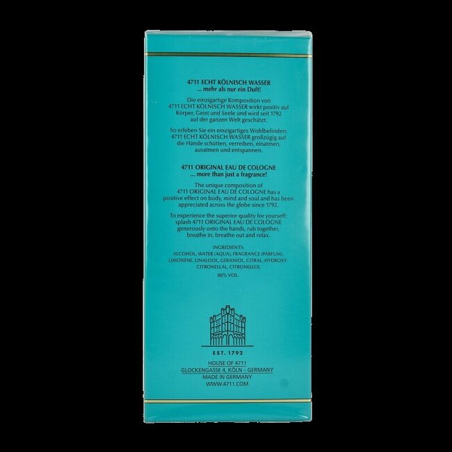 4711 Eau de Cologne flacon 400 ml
