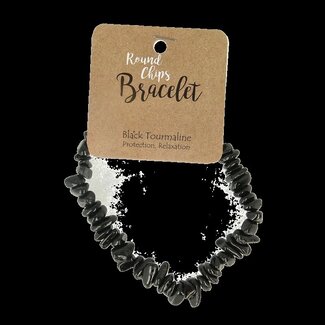 Steengoed Bracelet d'éclats Steengoed tourmaline noire 1 pièce