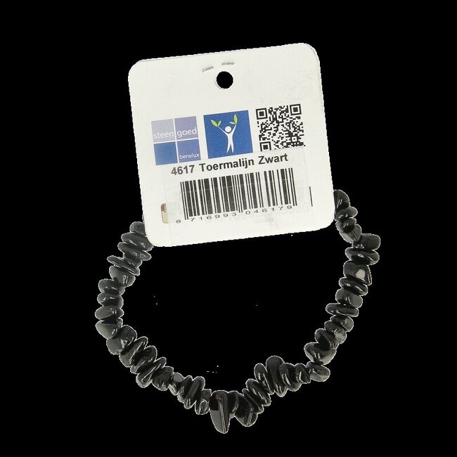 Bracelet d'éclats Steengoed tourmaline noire 1 pièce